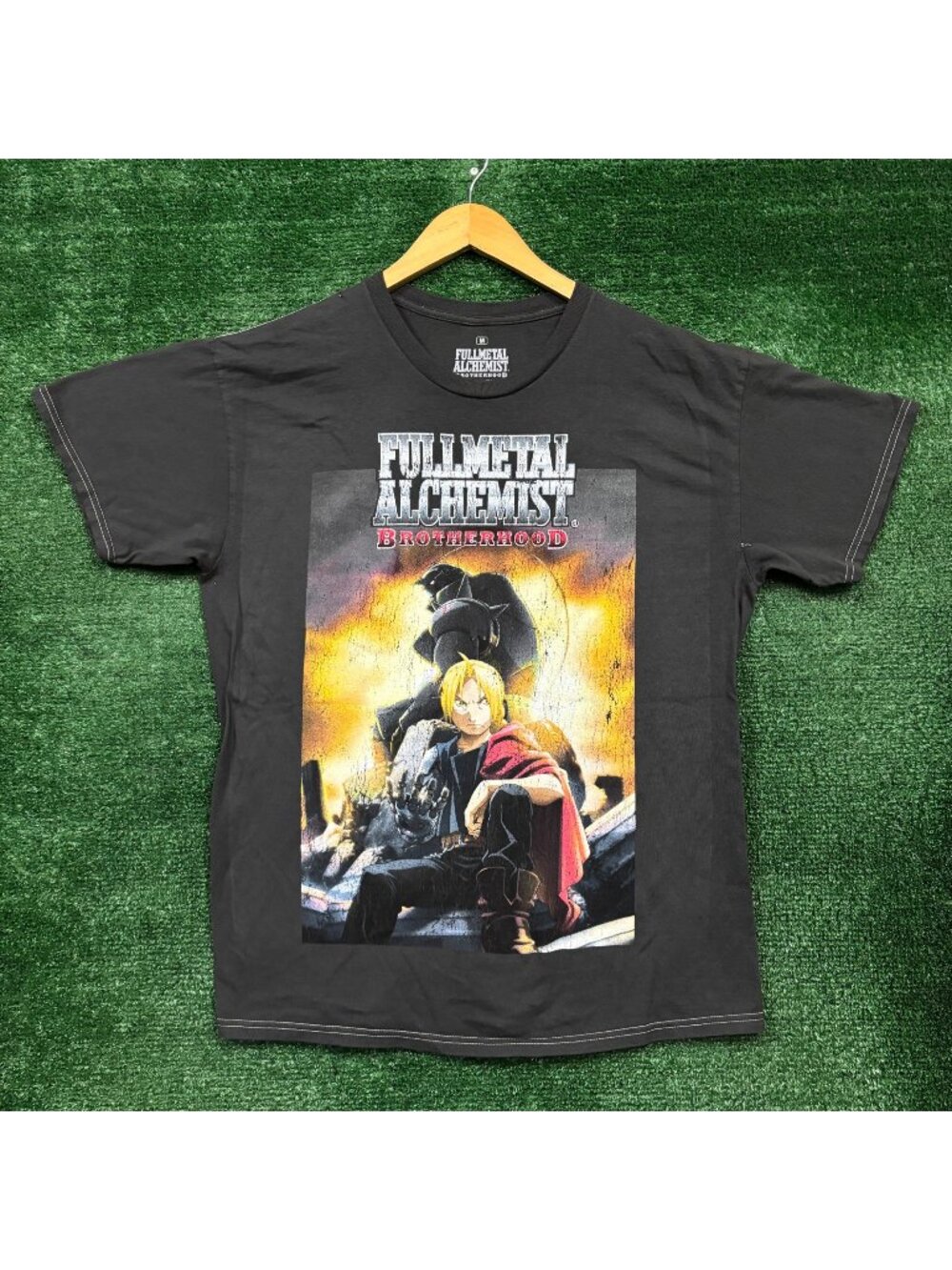 Fullmetal Alchemist: Brotherhood Anime Poster T-Shirt Size Medium